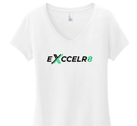 > Ellev8 - EXCCELR8 Tee, White, Ladies